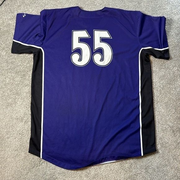 1/4 button baseball jersey, Central Rays - Picture 7 of 9